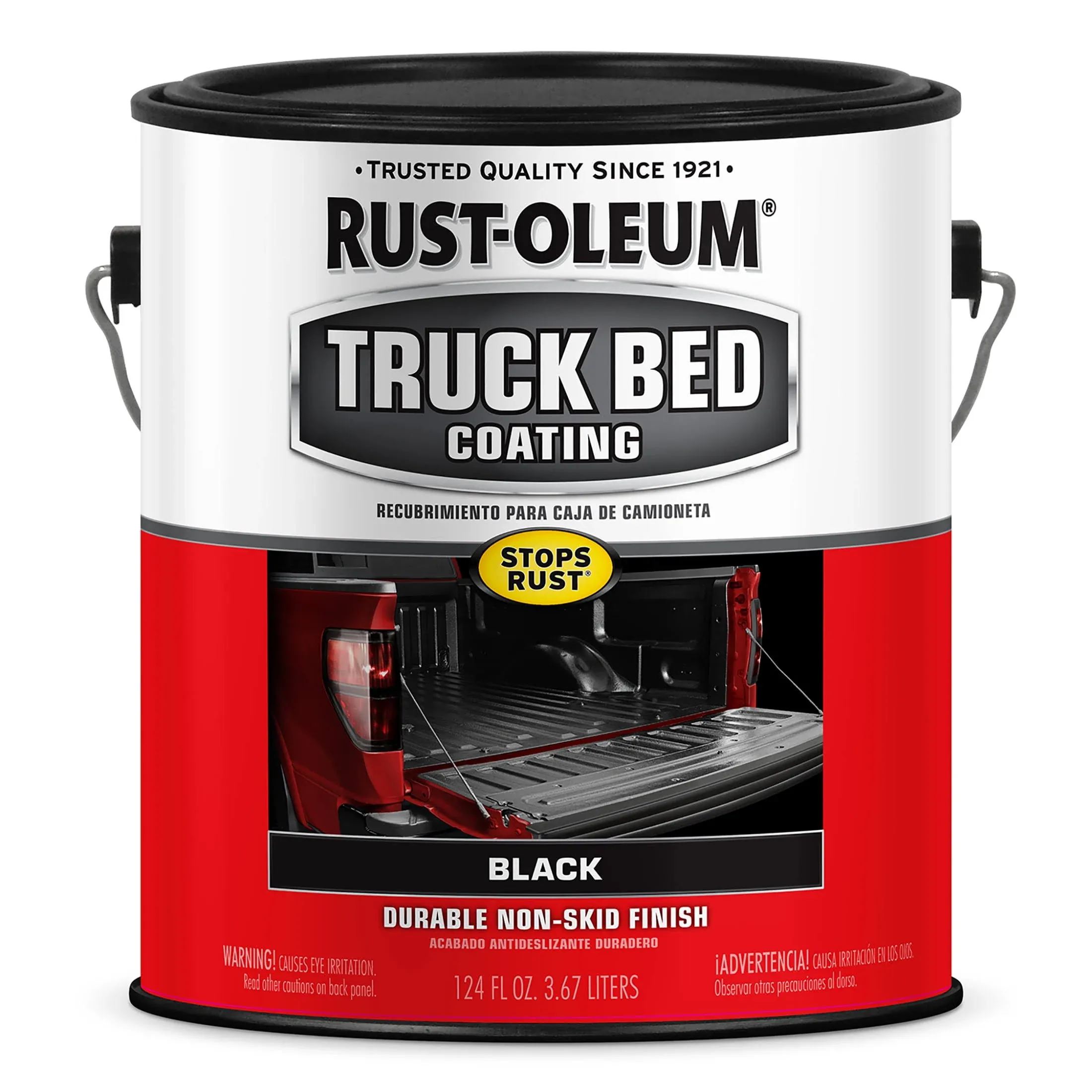  Automotive Truck Bed Black Coating Scratches Weather &amp; Rust Protection Quart