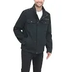 LEVI’S Men&#039;s Black Cotton Zip-Front Jacket w/ multiple pockets, Size S