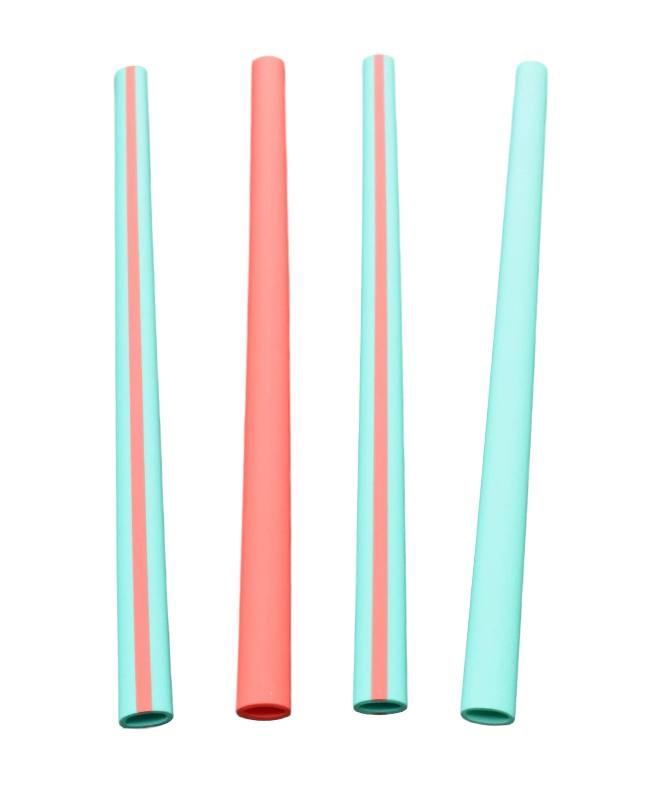 Reusable Drinking Straws with Travel Case Ergonomic Shape Made in USA - 16-32 oz - For hot and cold beverages, Water/Coffee/Tea (4 Large 9.5”)