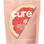 Cure Hydrating Electrolyte Mix | Powder for Dehydration Relief | FSA & HSA Eligible | Made with Coconut Water | No Added Sugar | Vegan | Paleo Friendly | Box of 8 Packets - Watermelon