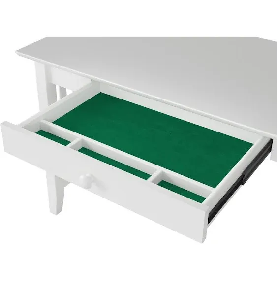 AFI Mission Desk with Drawer White