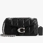 Coach Quilted Tabby 20 Shoulder Bag - Black