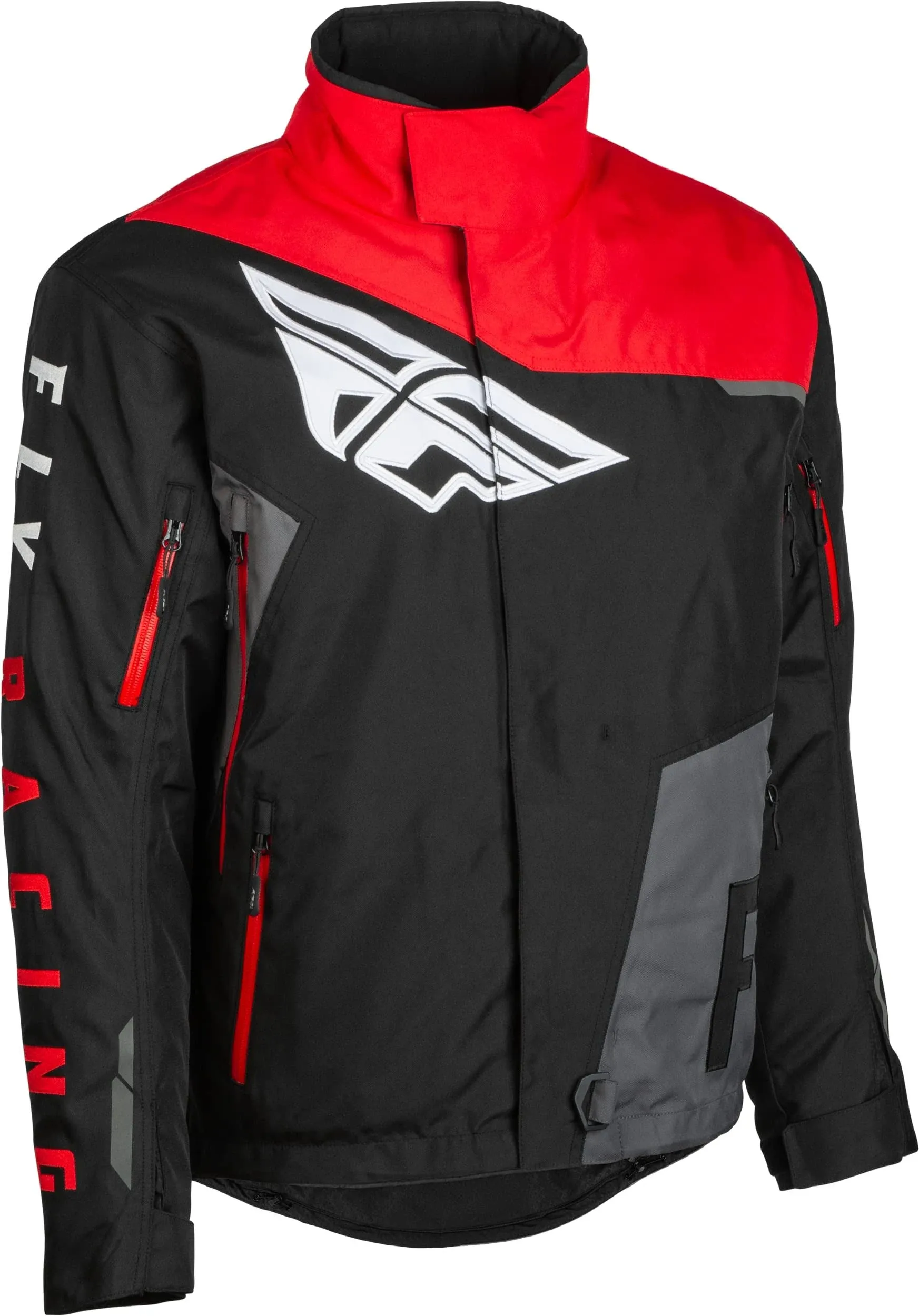 Fly Racing SNX Pro Jacket Black Grey Red MD