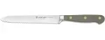 Wusthof Classic 5-Inch Serrated Utility Knife, Velvet Oyster