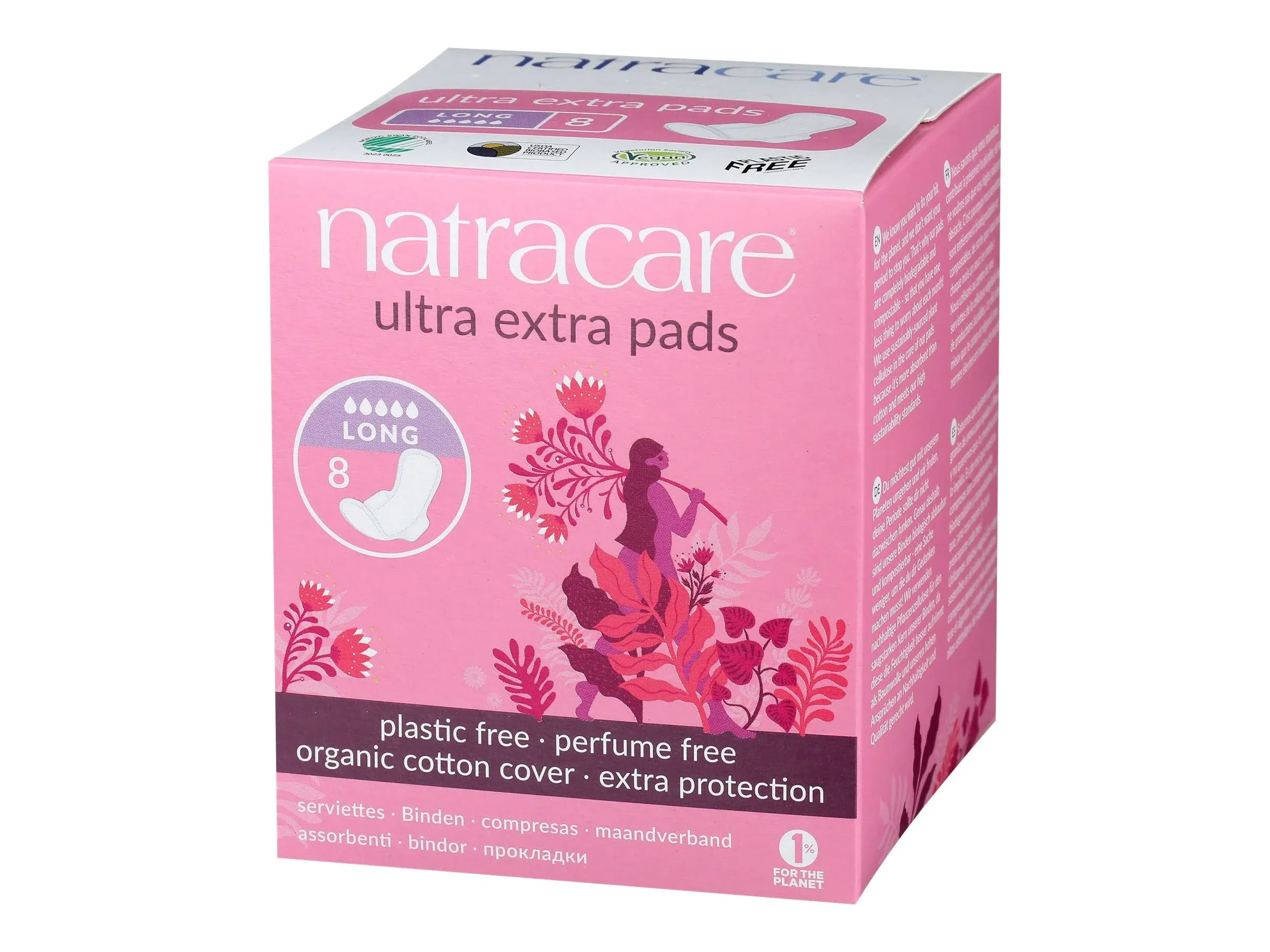 Natracare Ultra Extra Long Pads with Wings