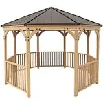 Yardistry 12x12 Meridian Octagon Gazebo Kit (YM11924COM)