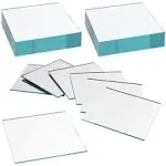 Juvale 50 Pack Square Glass 3 Inches Mirror Tiles for DIY Craft Projects, Art Supplies, Home Decoration, Mosaics