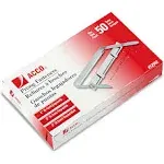 Acco Standard Two-Piece Paper File Fasteners, 2" Capacity, 50/Box