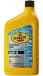 Pennzoil Platinum Euro SAE Full Synthetic Motor Oil 5W-40, 1 Quart - Pack of 6