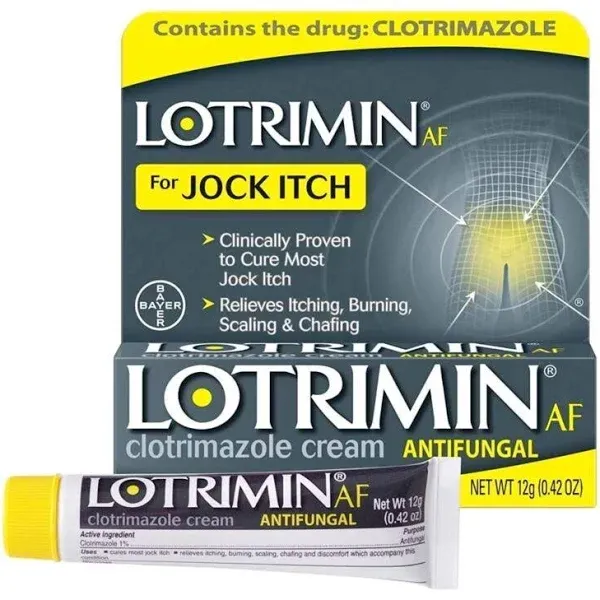 Lotrimin AF Antifungal Cream for Ringworm, 0.42 oz