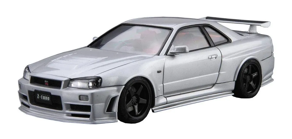 AOSHIMA The Model Car 1/24 Nismo Bnr34 Skyline Gt-R Z-Tune '04 Plastic Model