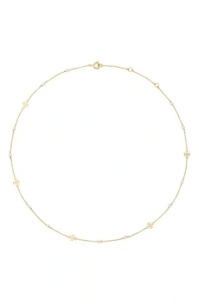 Tory Burch Kira Delicate Necklace - Pearl