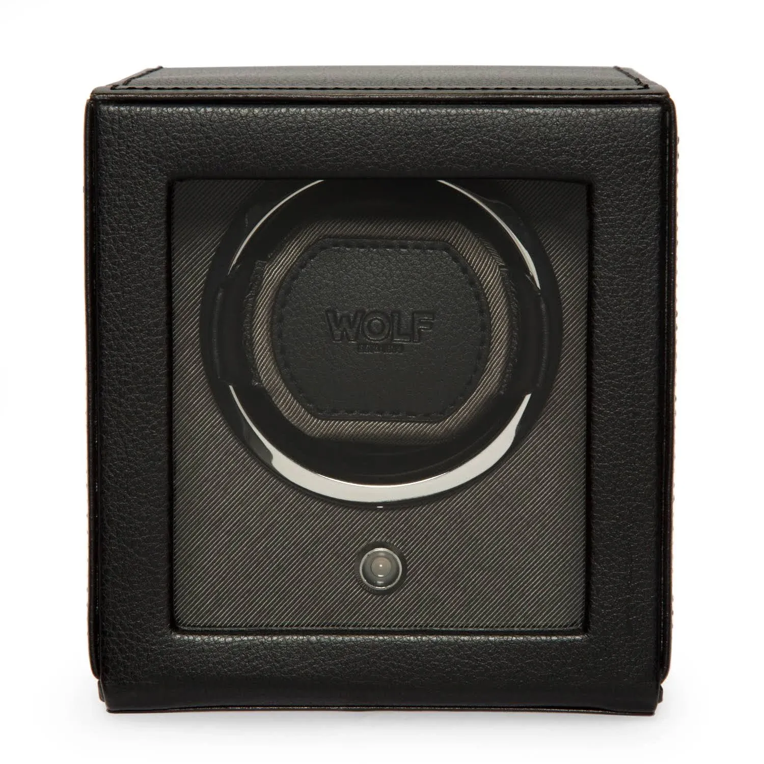 Wolf - Cub Watch Winder with Cover - Black