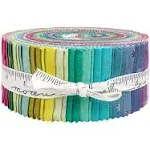 Moda Ombre Flurries Metallic Jelly Roll