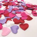 Grunyia Heart Confetti Decoration - Romantic Decor for Valentine's Day,Mother's Day,Birthday,Anniversary,Thanksgiving,Christmas,New Year (400PCS Mix)