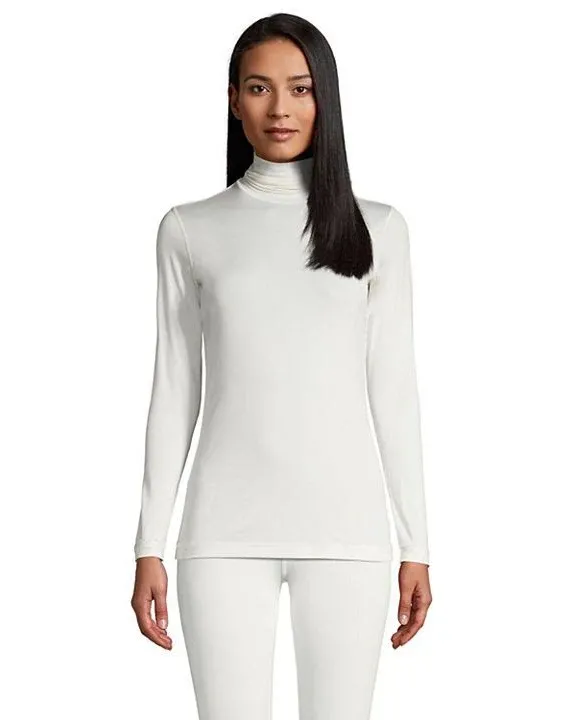 Petite Lands' End Thermaskin Heat Turtleneck Undershirt