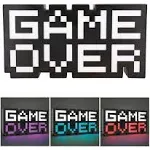 Game Over 8-Bit Pixel Light With Sound Reactive