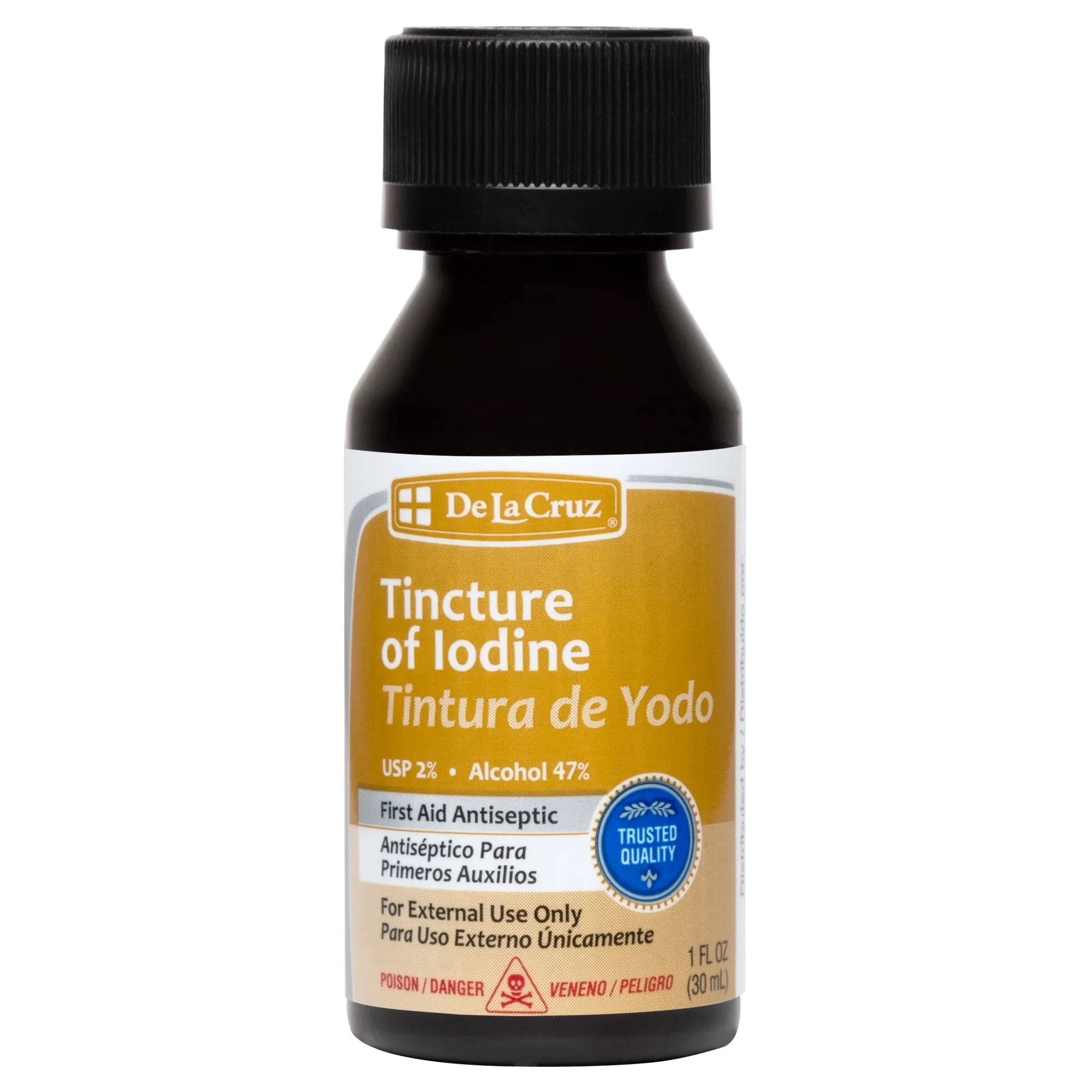 De La Cruz Tincture of Iodine 1 oz