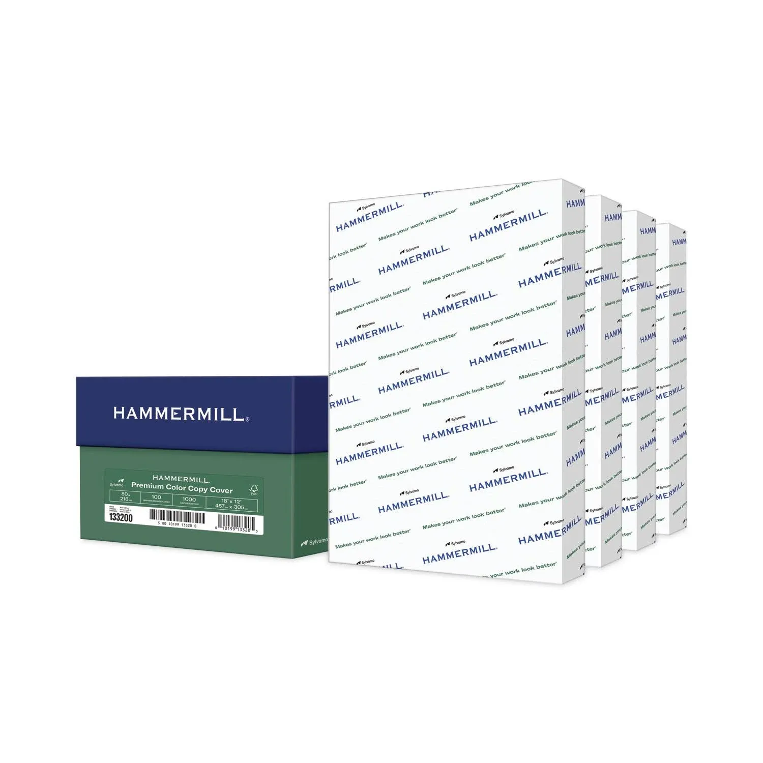 Hammermill Premium Color Copy Cover 18 x 12 80lb 250 Sheets/Pack