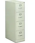 HON 310 Series 4 Drawer Letter File Light Gray