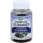 Sambucus Elderberry Gummies Herbal Supplements, 120 Count