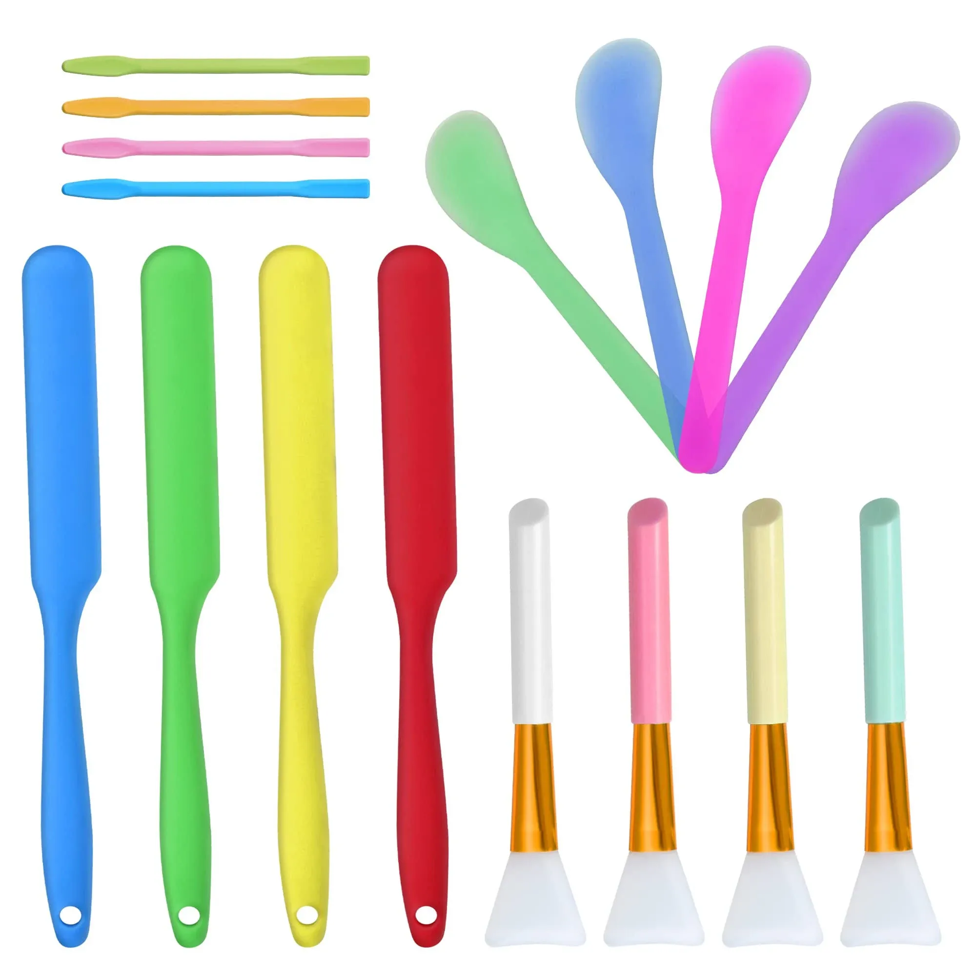 16 Pieces Silicone Brush for Resin Silicone Epoxy Resin Stirring Tool Include...