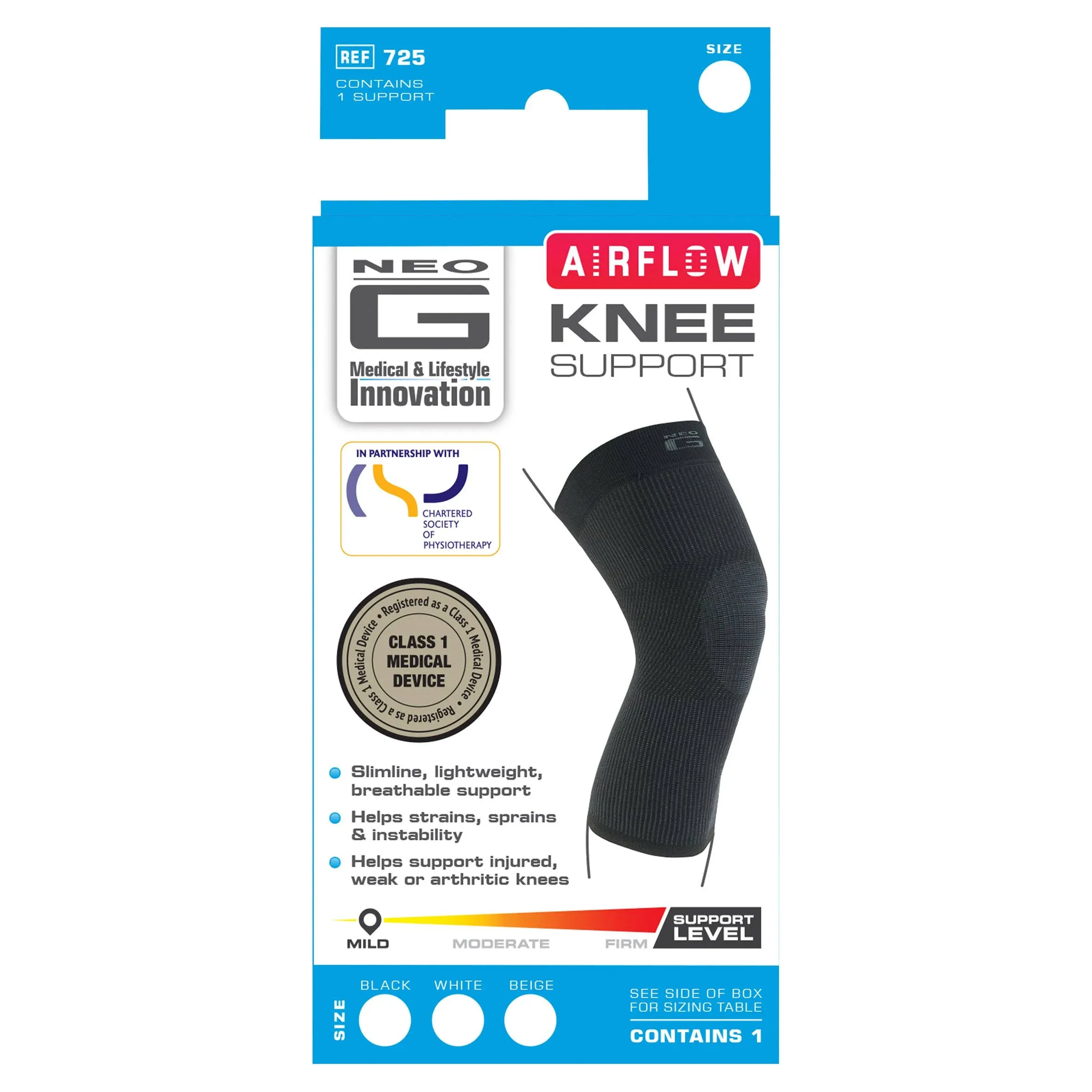 Neo G Airflow Knee Support, Size: Medium