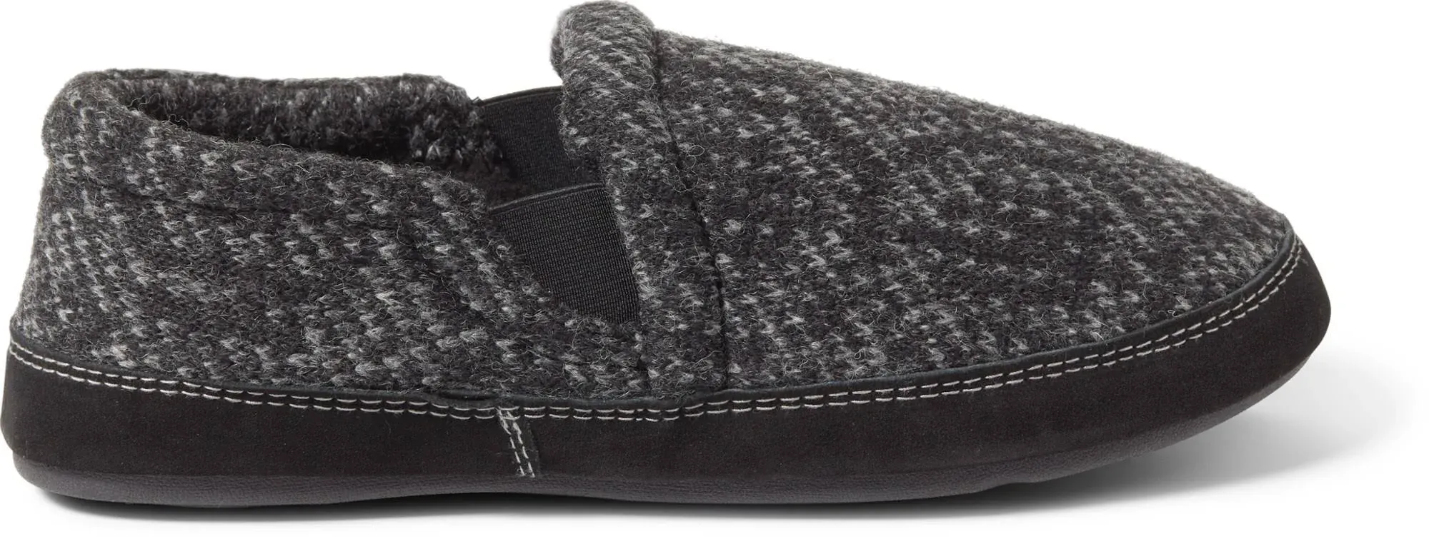 Acorn Fave Gore (Black Tweed) Men&s Slippers