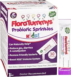 Floratummys Probiotic Sprinkles for Kids: 30 Taste-Free, Probiotic Powder Packets ...