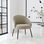 HomePop Modern Accent Chair - Taupe Velvet