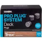 Pro Plug PVC/Comp - Plugs 375 100 SF Trex Pebble Grey