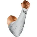 McDavid Hex Elite Shooter Arm Sleeve Single White - M