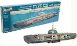 Revell Germany 1/144 U-Boat Type XXI w/Interior 05078