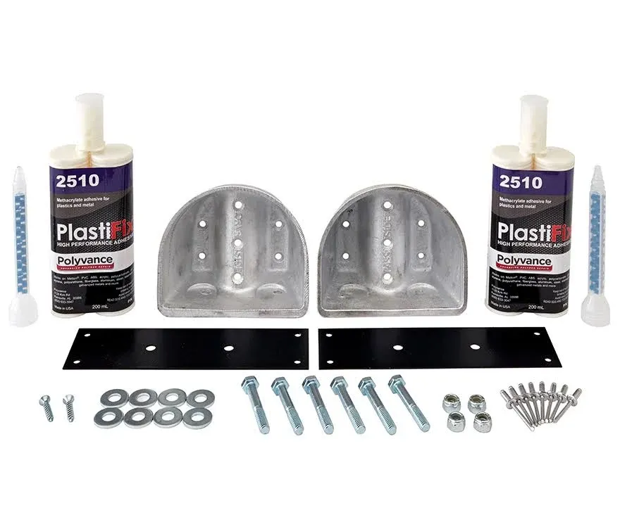 Polyvance Kenworth T800 Metton Hood Pocket Repair Kit FREE SHIPPING