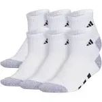 Adidas Youth Cushioned 6-Pack Quarter Socks