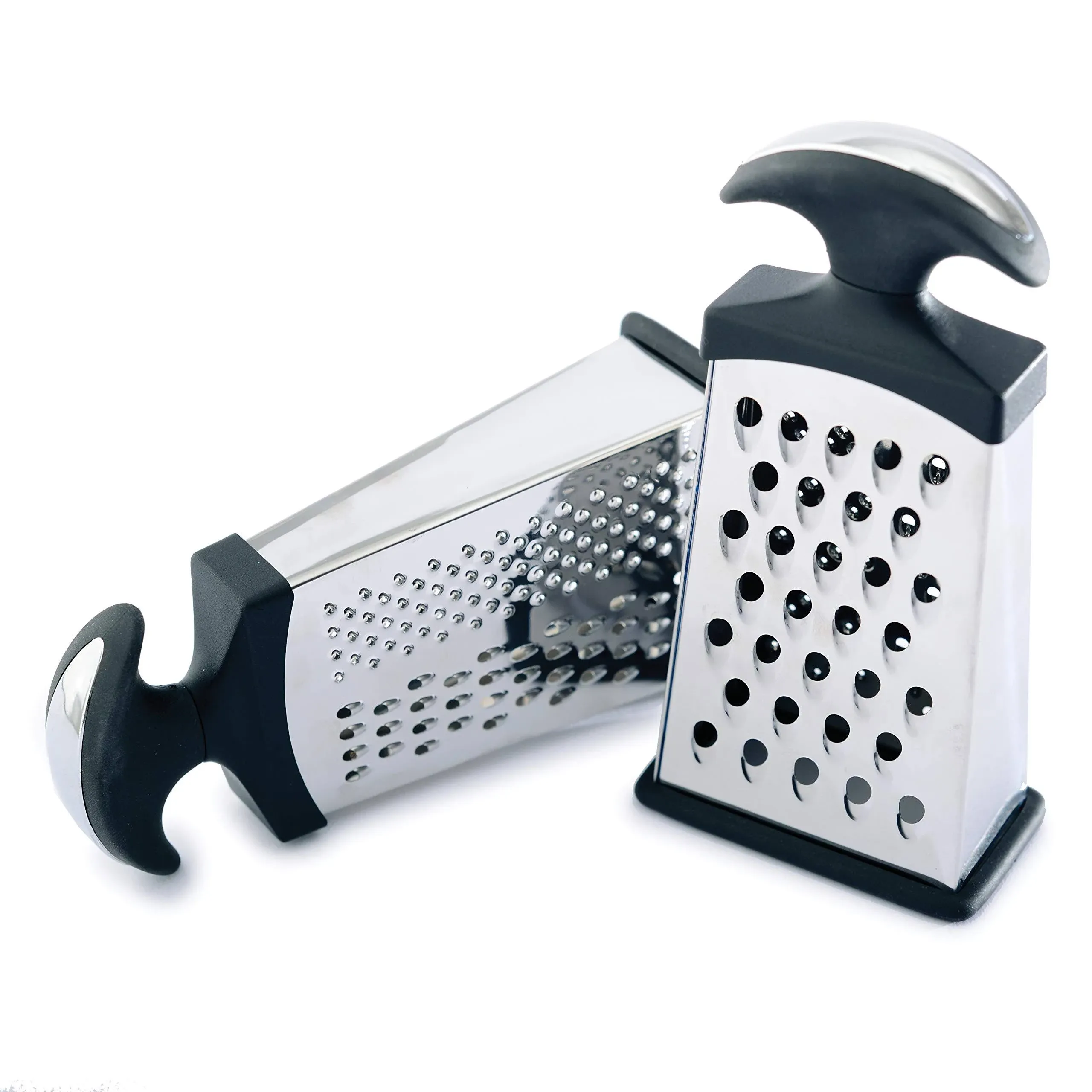 Mini Grip-Ez Slim Grater with 3 Surfaces, Silver