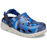 Crocs Duet Max II Clogs, Navy/Stucco, 3 US Unisex Little Kid