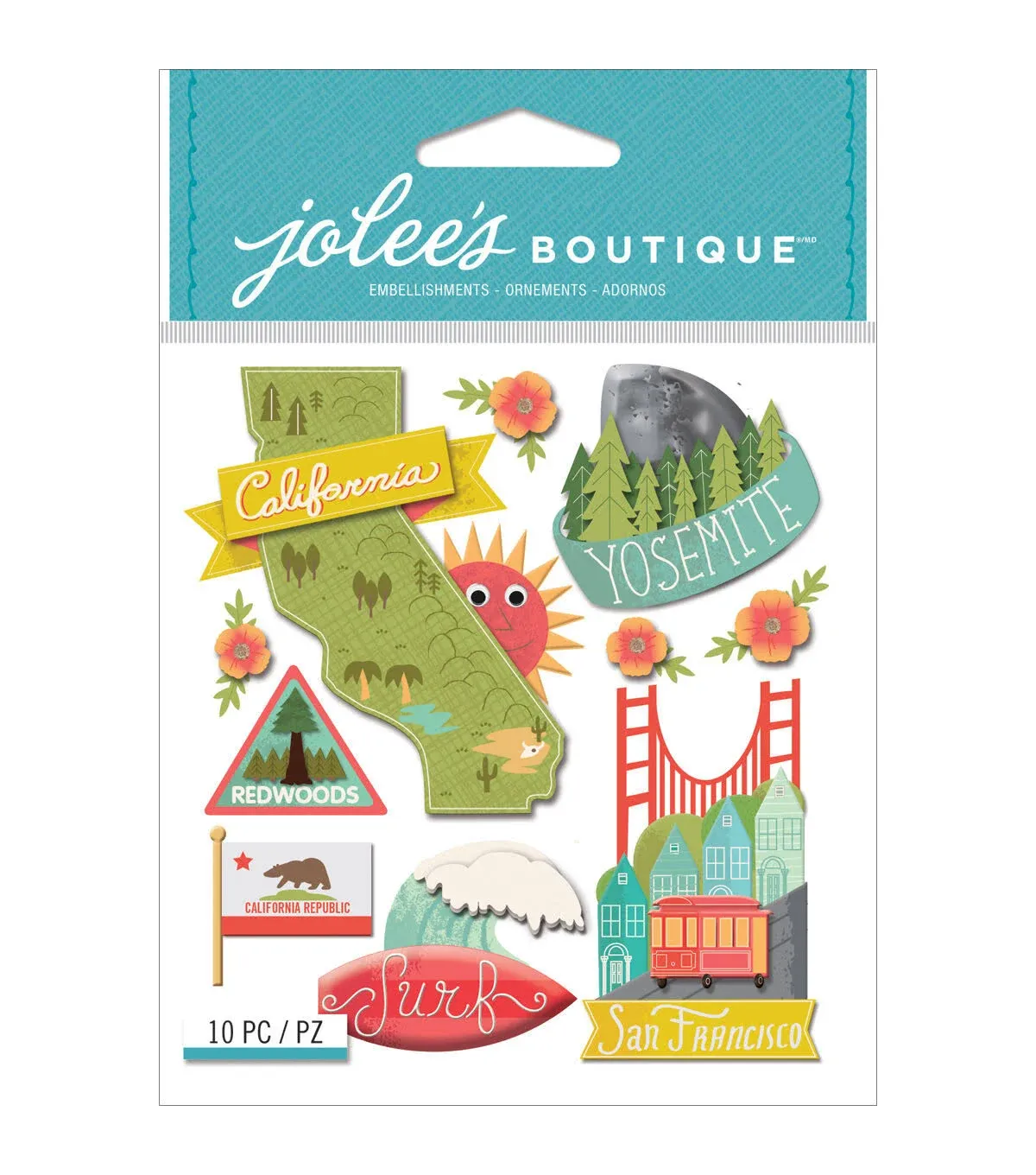 Jolee's Boutique 0015586829808 (Jolly Boutique) CALIFORNIA BQ15 , other