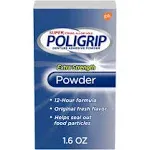 2PACK Super Poligrip Extra Strength Denture and Partials Adhesive Powder, 1.6 oz