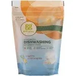 Grab Green Dishwashing Detergent Pods, Automatic, Tangerine with Lemongrass - 15.2 oz