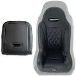 SxS UTV Junior Seat (Fits Stock and Aftermarket Seats) (Black) Black