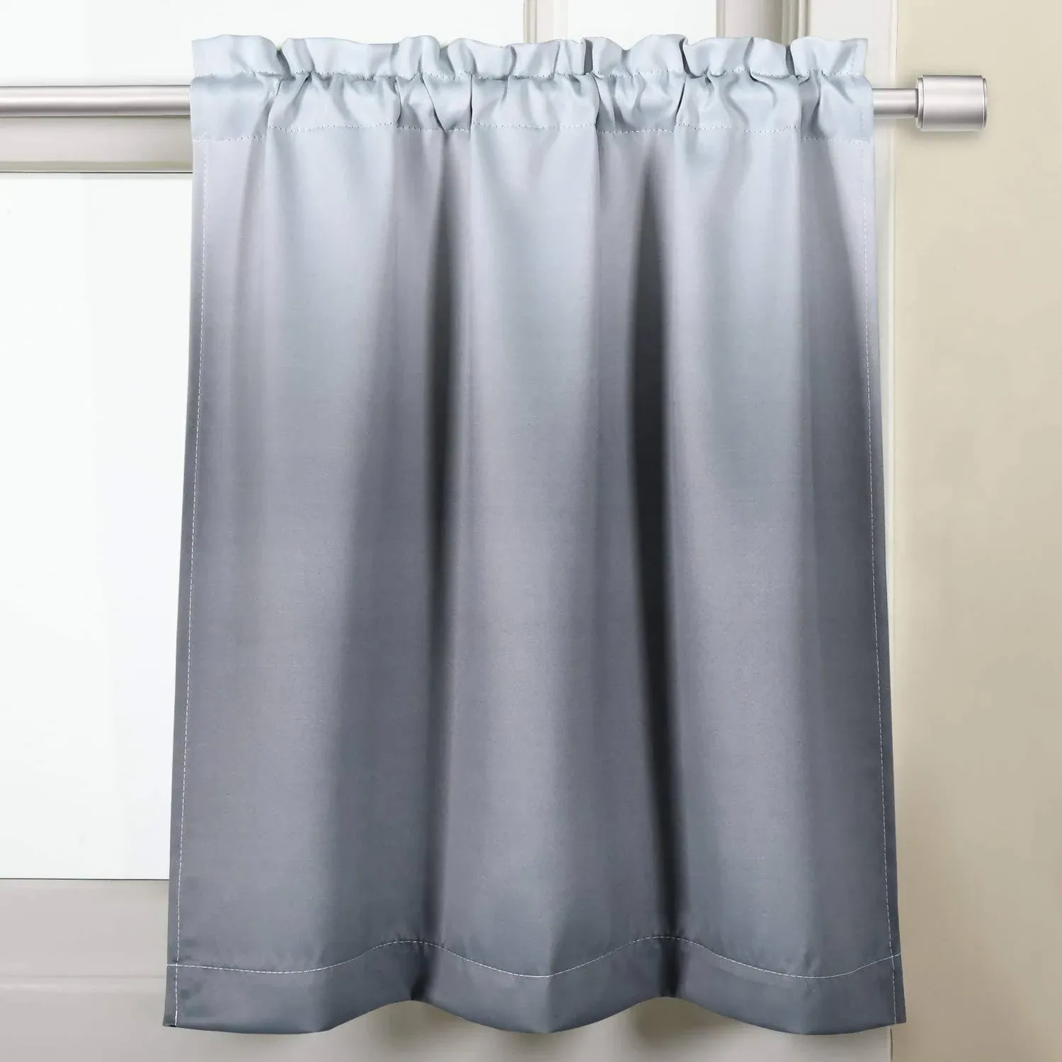 Seeglee Ombre Blackout Short Curtain