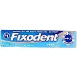 Fixodent Free Denture Adhesive Cream 2.40 Ounce (Pack of 2)