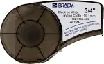 Brady M21-750-499 White BMP21 Series Nylon Cloth Label