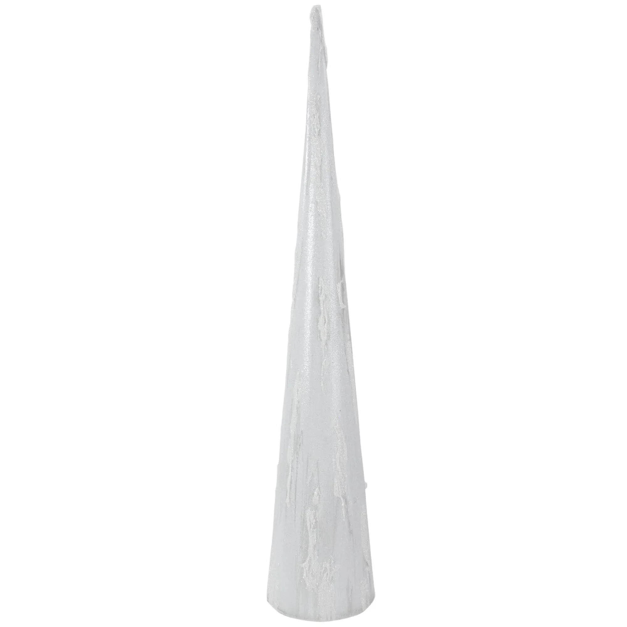 Northlight 24-Inch White and Gray Marbled Tabletop Christmas Tree