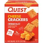 Quest - Cheese Crackers - Cheddar Blast - 4/Box