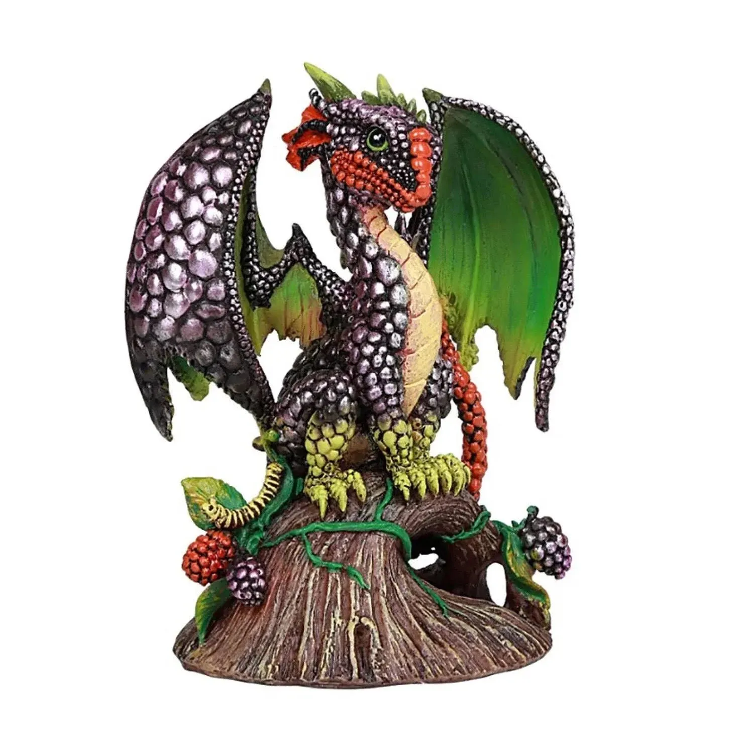 Pacific Giftware Blackberry Garden Dragon by Stanley Morrison Home Decor Statue