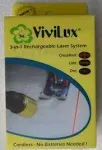 ViviLux 3-in-1 Rechargeable Red Laser System with Adjustable Line