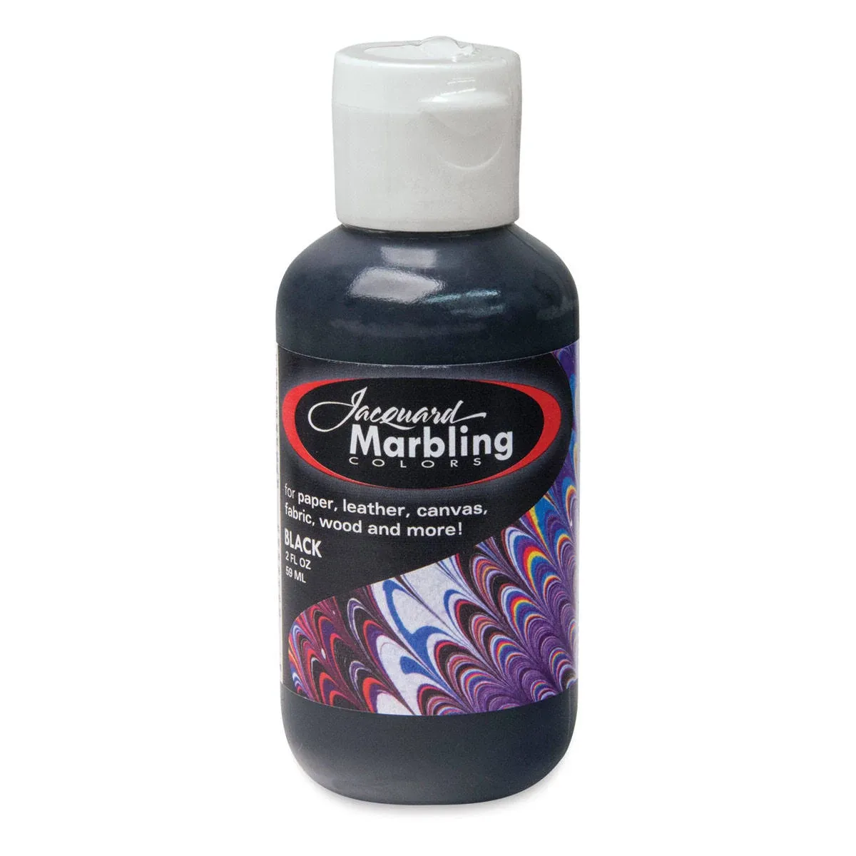 Jaquard Marbling Color Black 2Oz