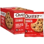 Quest Nutrition Cookie, Peanut Butter Chocolate Chip / 12 Pack